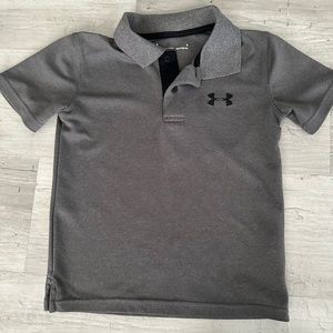 Boys underrated armour dri-fit collared polo shirt